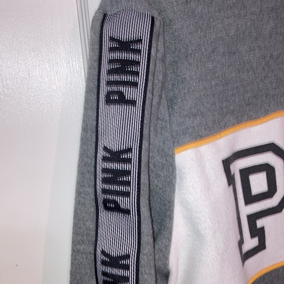 PINK Pullover Sweatshirt Gray Victoria’s Secret L - Picture 4 of 6